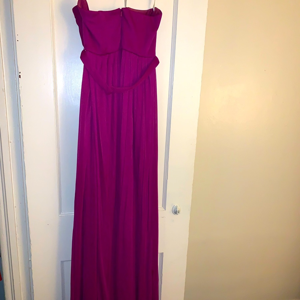 Fuchsia Convertible Bridesmaid Dress From David’s Bri… Gem